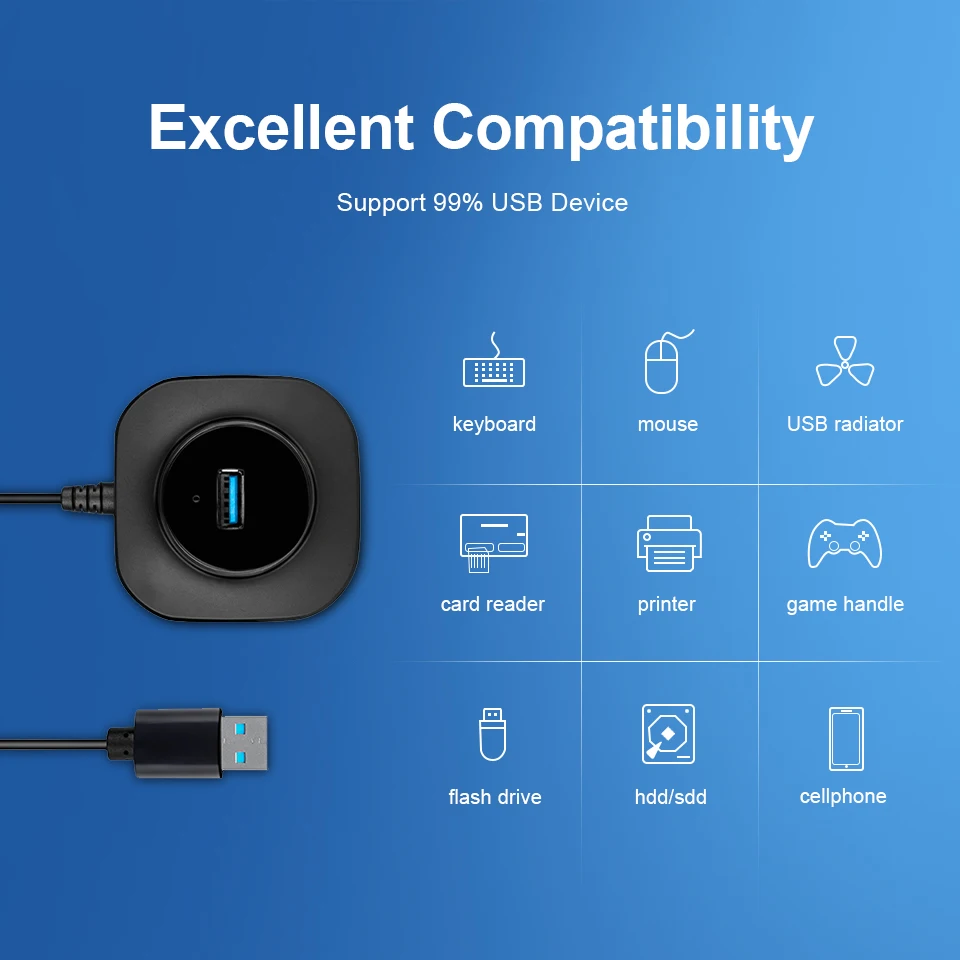 USB концентратор 3 0 C 2 Мульти разветвитель type адаптер несколько аксессуаров PC
