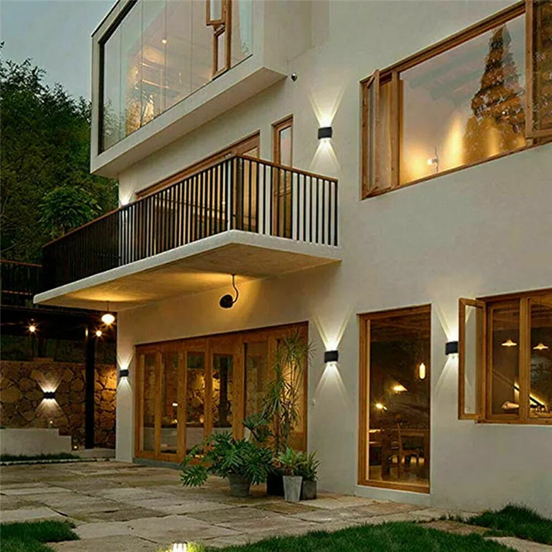 Светодиодная настенная лампа 8 Вт алюминиевые водонепроницаемые наружные