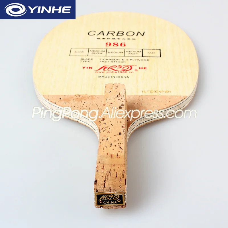 YINHE 986 карбоновое лезвие для настольного тенниса (Корейская быстрая атака)