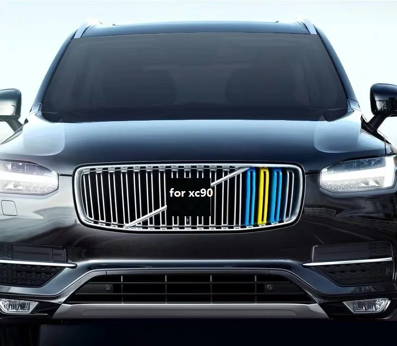 Для Volvo xc90- модель Трехцветная сетчатая Декоративная полоса Новая сеть модифицированные специальные цветные наклейки