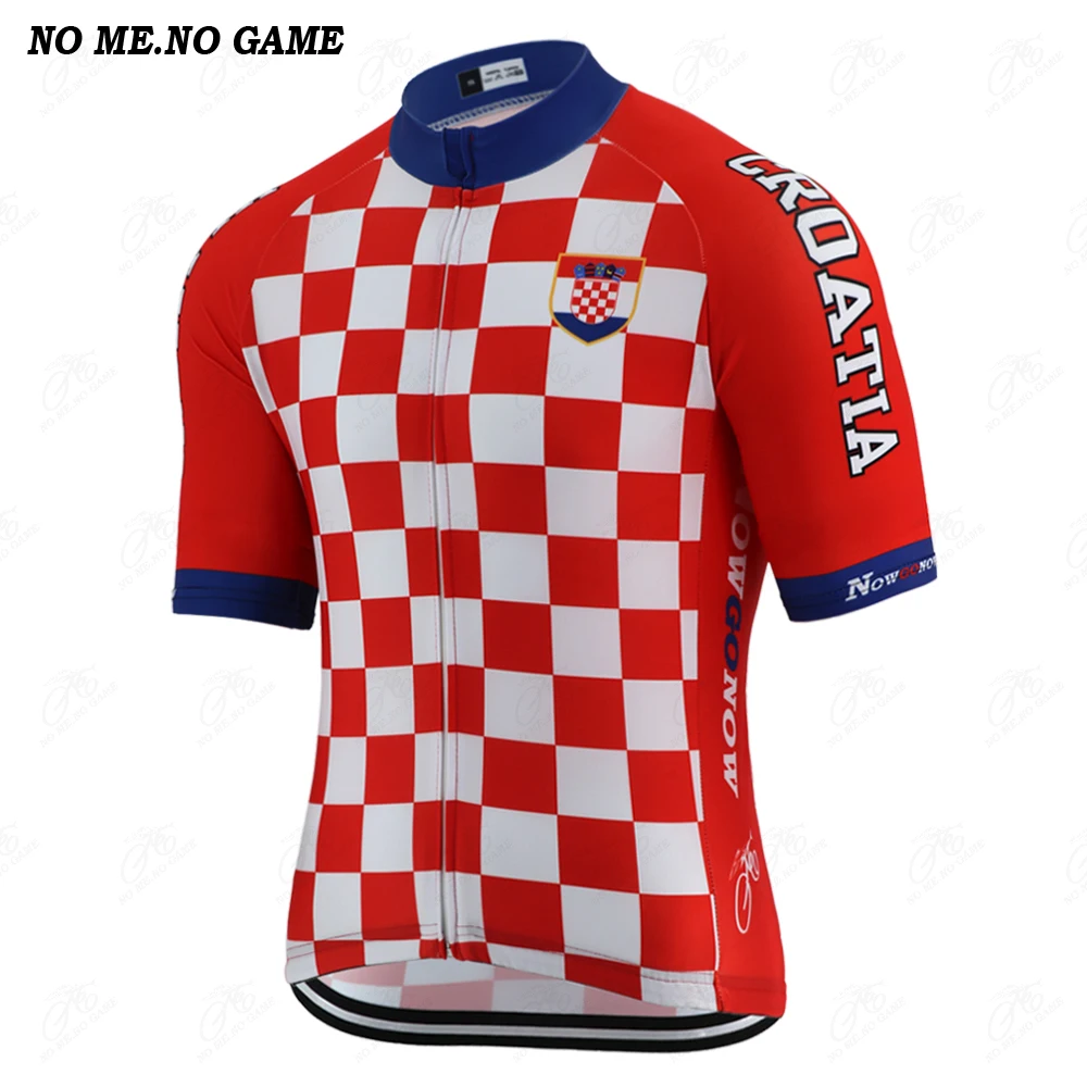 Футболка EUSKADI Pro с флагом национальной команды Хорватии летняя мужская