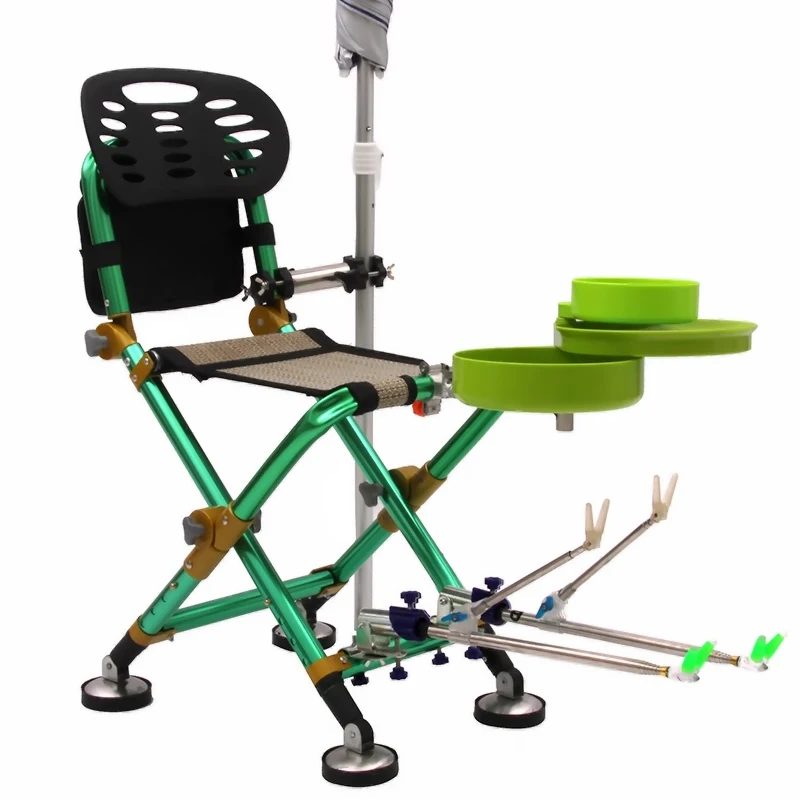 구매 야외 다기능 접이식 휴대용 낚시 의자, 태클 낚시 액세서리 용품