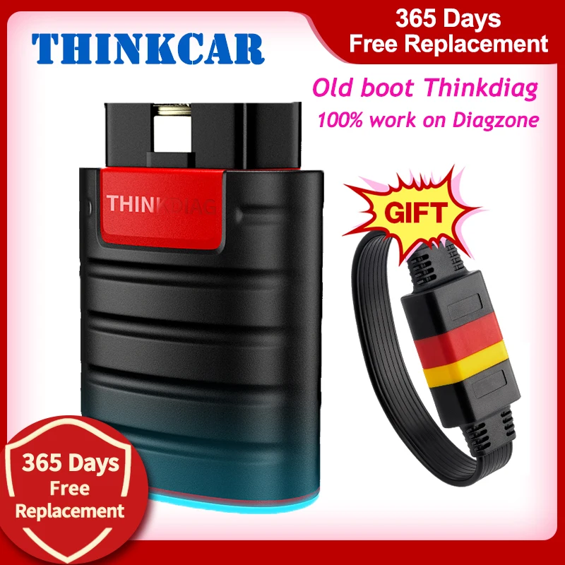 Thinkcar Thinkdiag старой загрузки версии V1.23.004 OBD2 считыватель кодов Diagzone Bluetooth Android