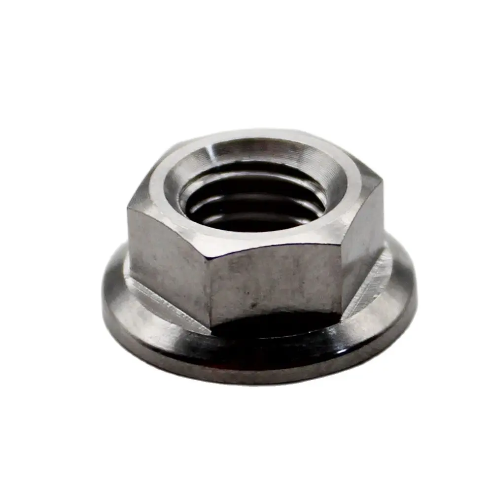 

M6 Titanium Flange Hex Nuts Grade 5