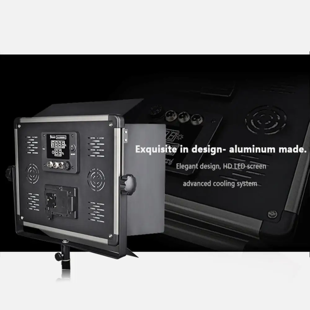 

Yidoblo LED Light Pro Photography Studio Panel LED Lamp light D-2000II 140W Multi-color light LED Lighting 3200K-5500k