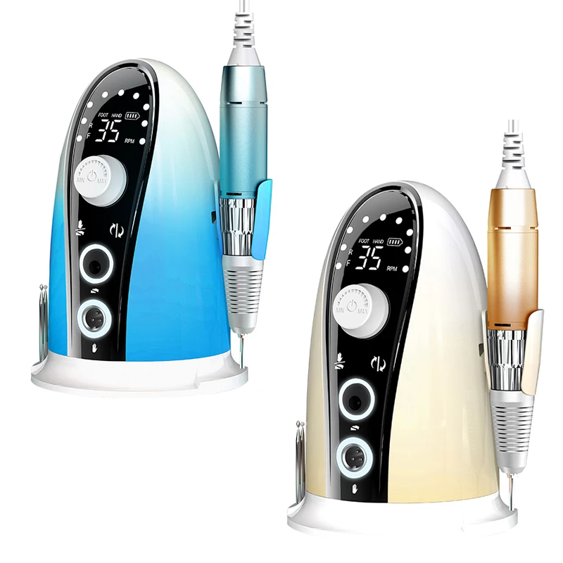 

Nail Drill Manicure Machine For Manicure 35000RPM High Speed Nail Pedicure File With Mill Cutter Salon Use Nail Art Equipment