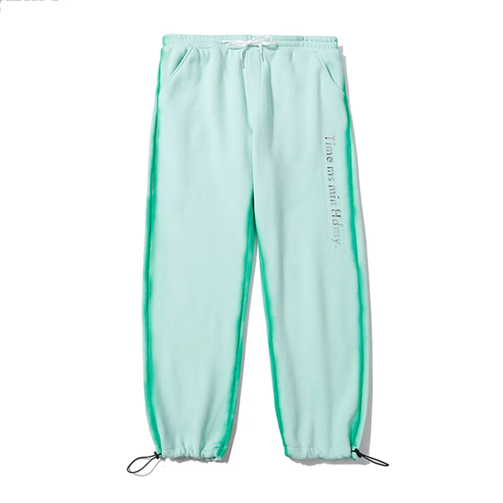 

Fleece sweatpants mens joggers Preppy Style streetwear harem pants men urban track pants HD-B150