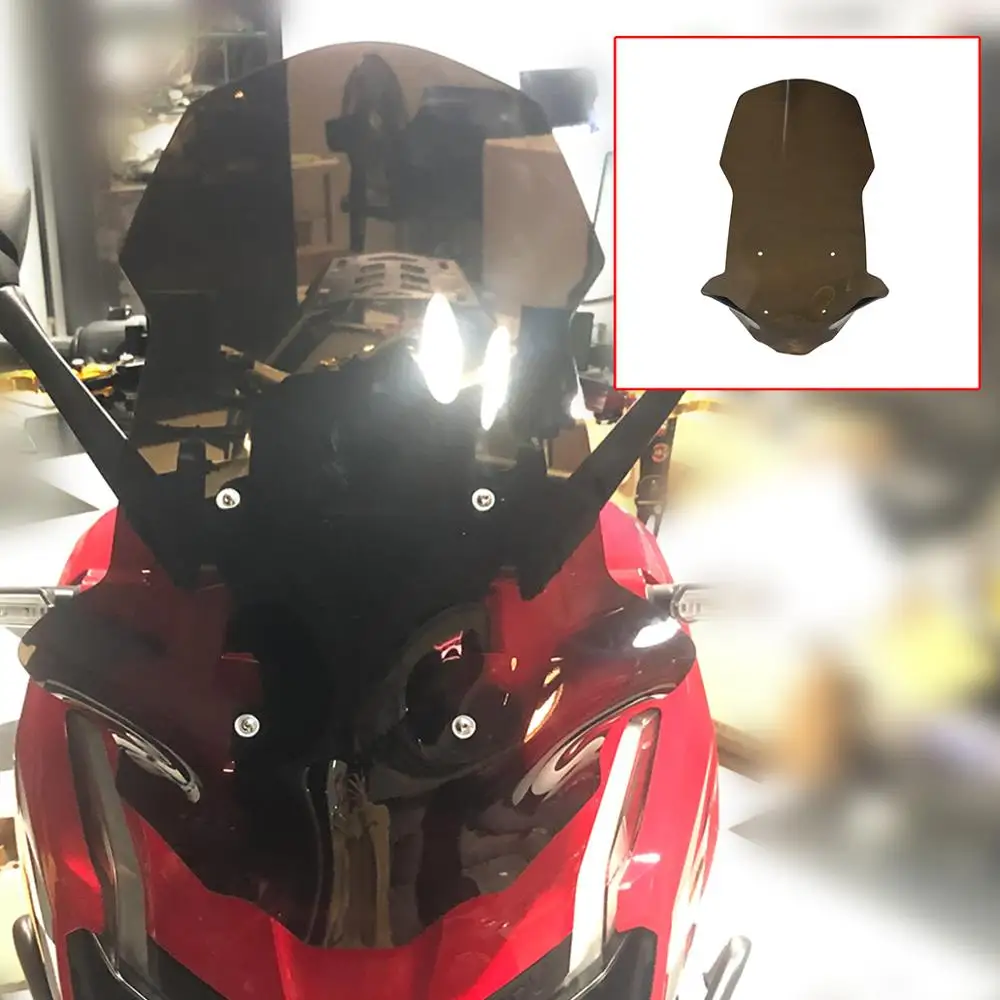 

SEMSPEED Acrylic adv150 Motorcycle Windscreen Windshield Deflector Wind Screen Shield Cover For HONDA ADV 150 ADV150 2019 2020