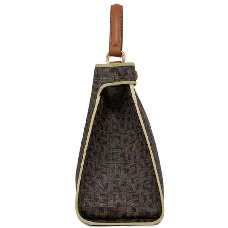 Genuine Leather Printed Handbags 2021 New Fashion All-match Female Messenger Bag Large Capacity One-shoulder Portable Totes Sac