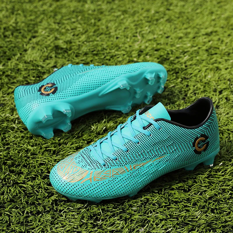 Взрывоопасная футбольная обувь с длинными гвоздиками мягкая и легкая спортивная