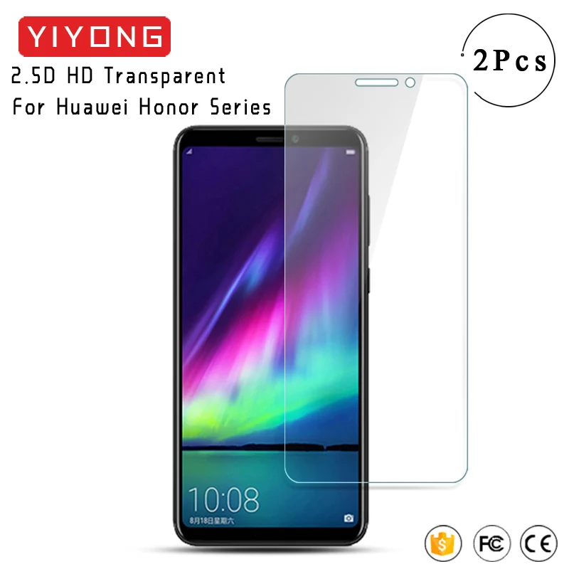 YIYONG 2.5D стекло для Huawei Honor 10 Lite View 20 V20 V10 V9 закаленное Защита экрана 9 8 8X | Мобильные