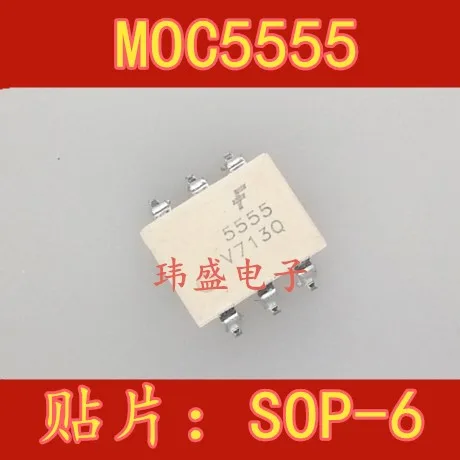 

10 шт./лот MOC5555 SOP6 F5555 moc55sr2m FOD5555
