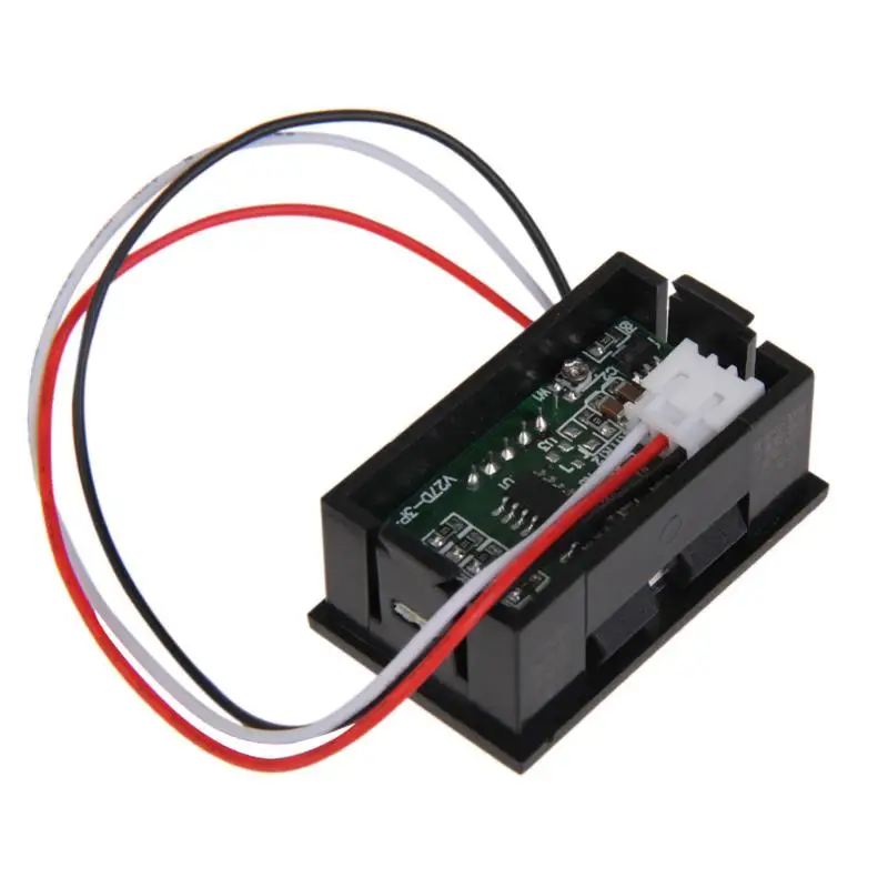 Мини DC 0 10V RGB светодиодный Панель цифровой Дисплей Напряжение