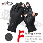 Ходить рыбы Рыбалка перчатки 2 пальца флип Водонепроницаемый ветрозащитная фотография теплая защита женские зимние перчатки S M L XL