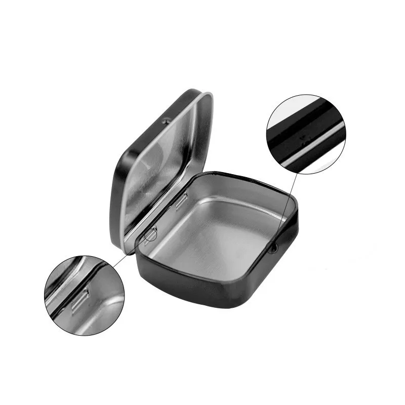 1 шт. Маленький Пустой Металлический флип бокс для хранения органайзер денег