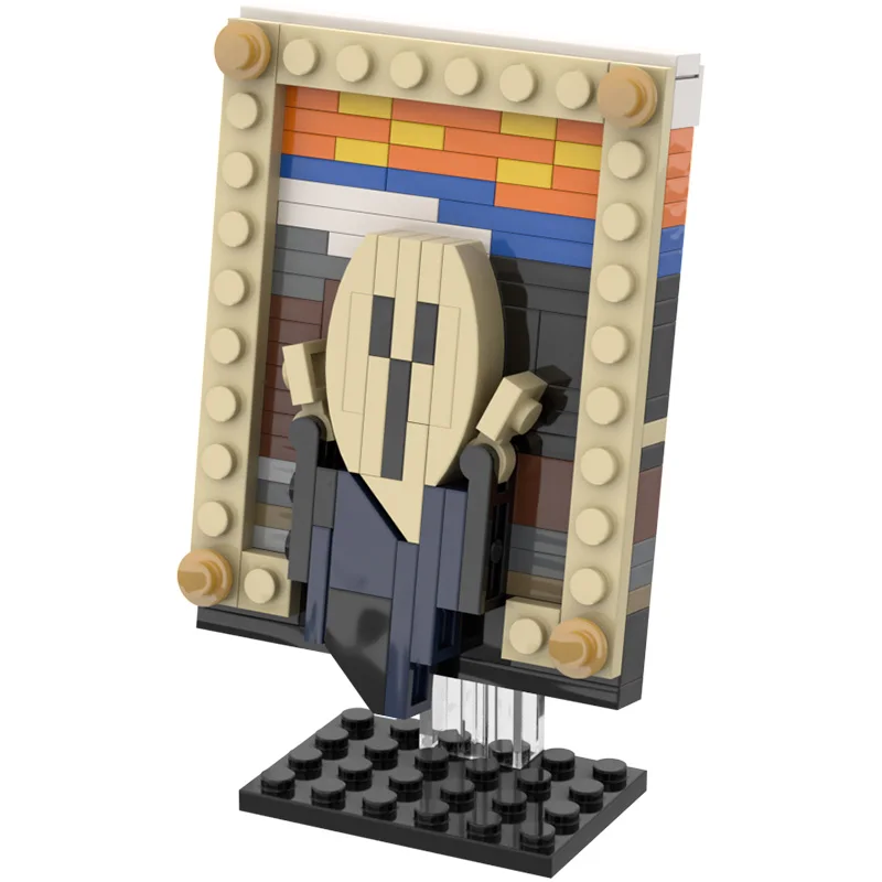 Buildmoc Pixel Art Ideas 3D World Famous Painting-VanGogh Mosaic Murals Painting Building Blocks Bricks Home Decoration DIY Toys on - Строительный набор для создания пиксельного искусства в 3D "Знаменитые картины мира - Мозаичные фрески Ван Гога&quot