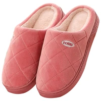 winter warm women home slippers big size women shoes plush flat bedroom slippers for ladies unisex couple household shoes 2020