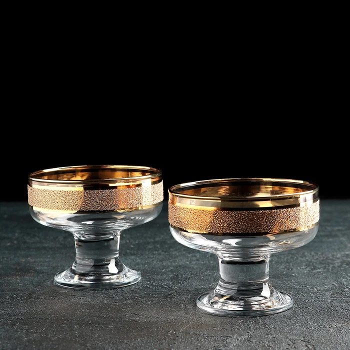 Набор креманок Кристалл Айсвиль 2 шт | Дом и сад