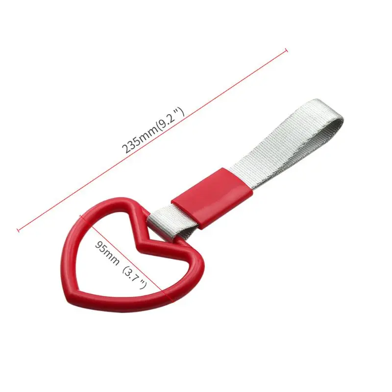 

Auto Accessories Tsurikawa Ring Heart JDM Train Bus Handle Hand Strap Drift Charm Strap Drift PVC Plastic 6 color