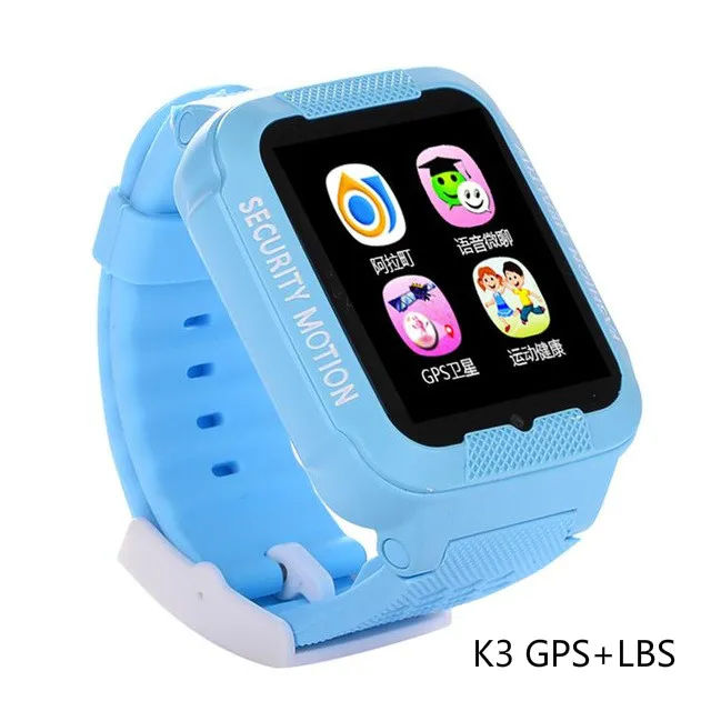696 V7K Bluetooth умные часы для детей gps для мальчиков и девочек поддержка SIM/TF набора вызова Push сообщения Детские Смарт-часы сенсорные часы с камерой V7 3k - Color: K3 blue