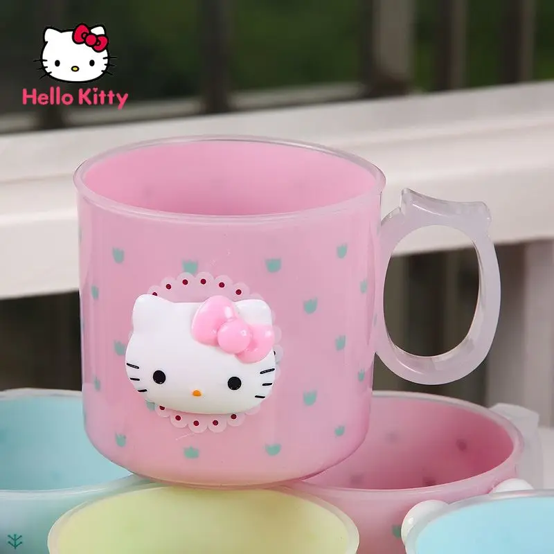 

Hello Kitty Cartoon Creative Plastic Mouthwash Cup Toothbrush Cup Household Baby Children Cup Wash and Brush Teeth Cup