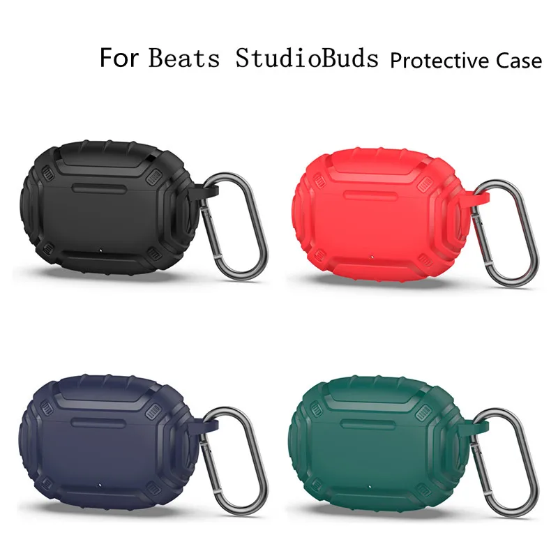 

TPU Soft Earphone Case For Beats Studio Buds Protective Case Dust-proof Cover For Beats StudioBuds Case Headphone Accessories