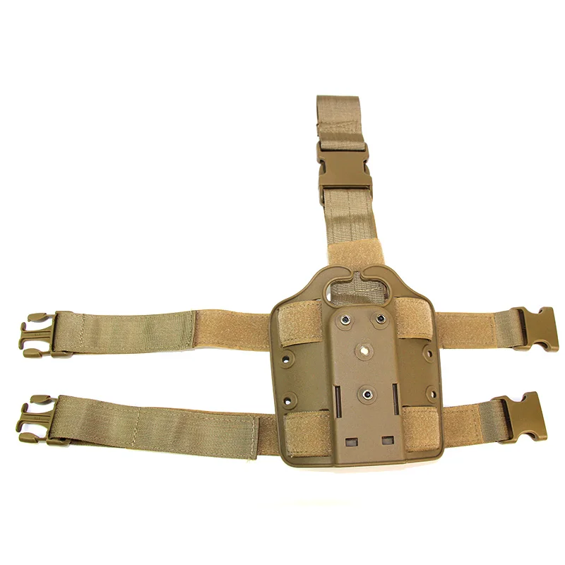 

Hunting Leg Gun Holster Platform for Safa Glock 17 19 Beretta M9 1911 SIG P226 Drop Leg Pistol Holster Case Adpter