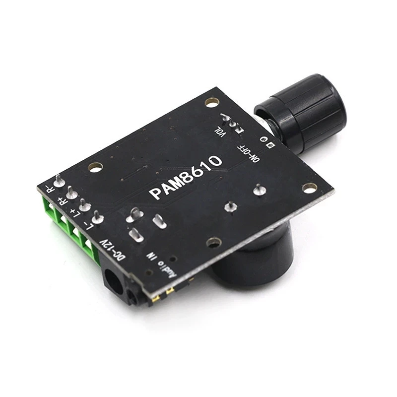 DIY Digital Audio Amplifier Board 2 X 15W PAM8610 Class D Dual Power DC12v 20MA Home Theater Support Drop Shipping | Электроника