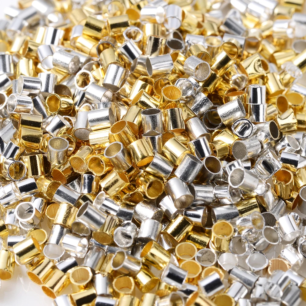 Медные обжимные концевые бусины с позолоченным покрытием 500/1 5 мм 2 0 шт. - купить по