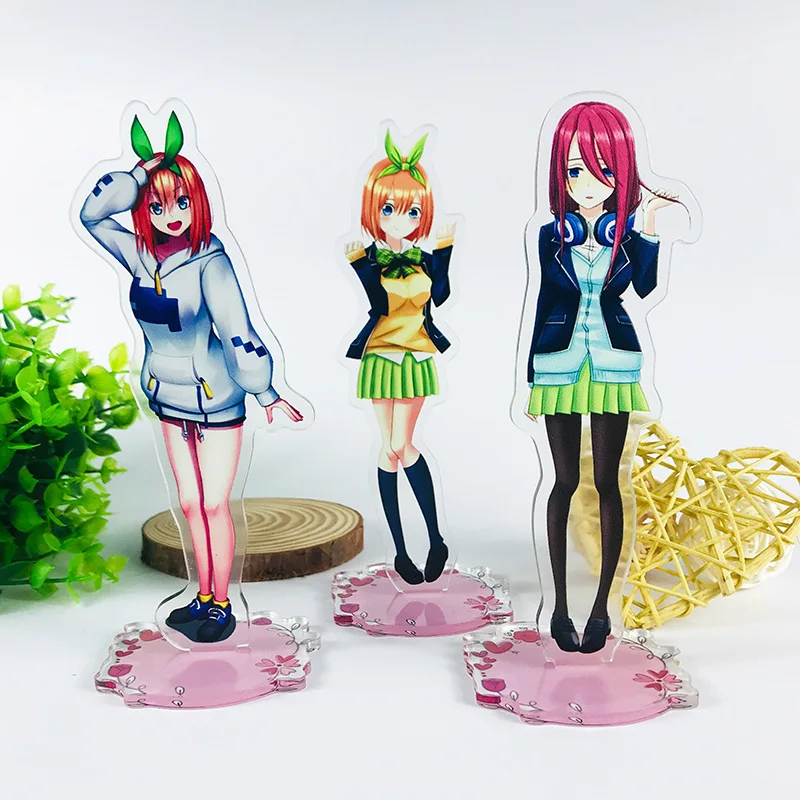 

15CM Anime The Quintessential Quintuplets Acrylic two-sided Standing Plates Action Figure Ornaments Collectible Model toy gift