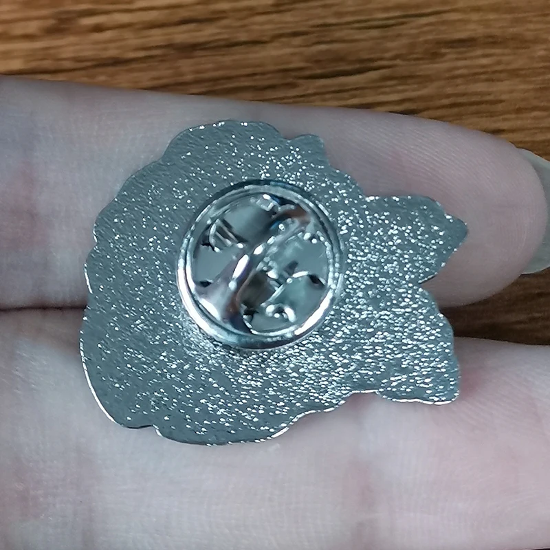 Черная Роза эмалевая булавка|Броши| |