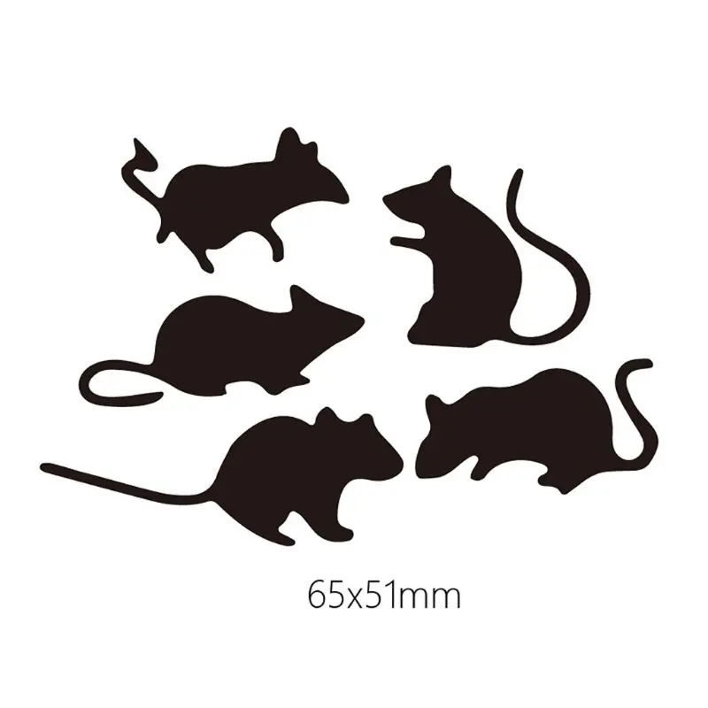 

Rat Group Metal Cutting Dies Stencil Scrapbooking DIY Album Stamp Paper Card Embossing Decor Craft