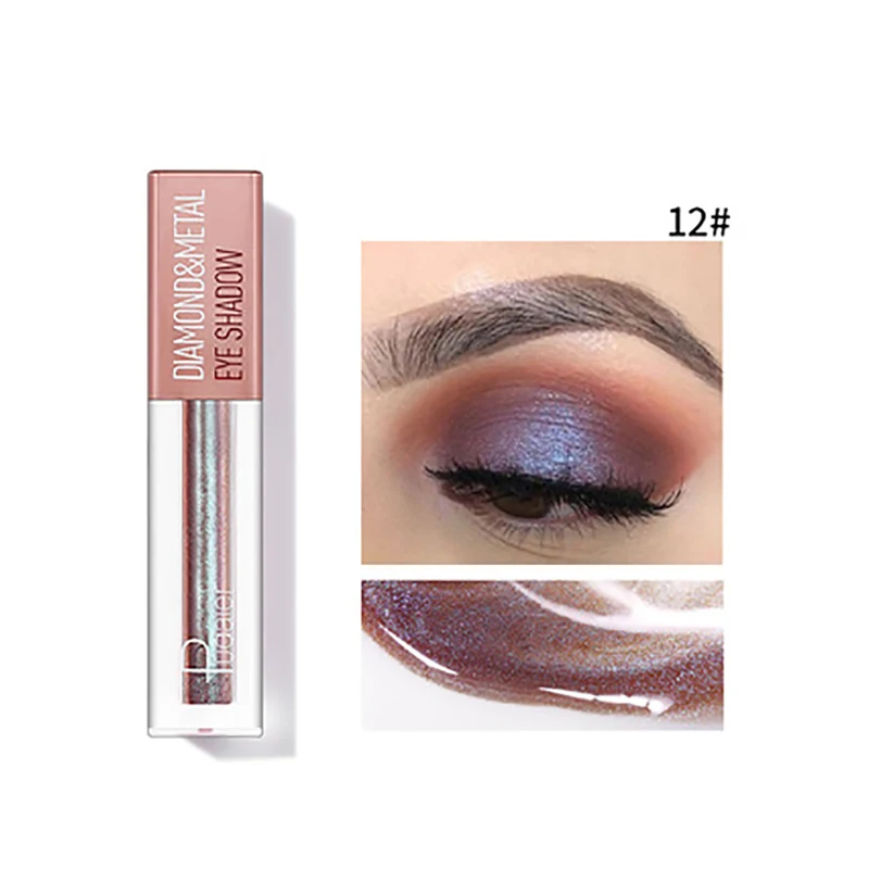 

Meteor Magic Purple Star Diamond Eyeshadow Sparkling Gold Liquid Shiny Silkworm Brightening Waterproof Eye Shadow Woman Makeup