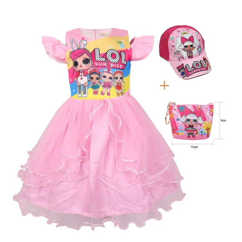 Новинка 2019 года Забавное платье с большой головой кукла рисунком Детская