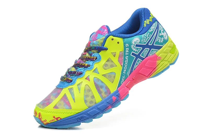 Asics Gel-Noosa TRI9 женская обувь дышащая устойчивая обувь для бега уличная теннисная обувь Hongniu