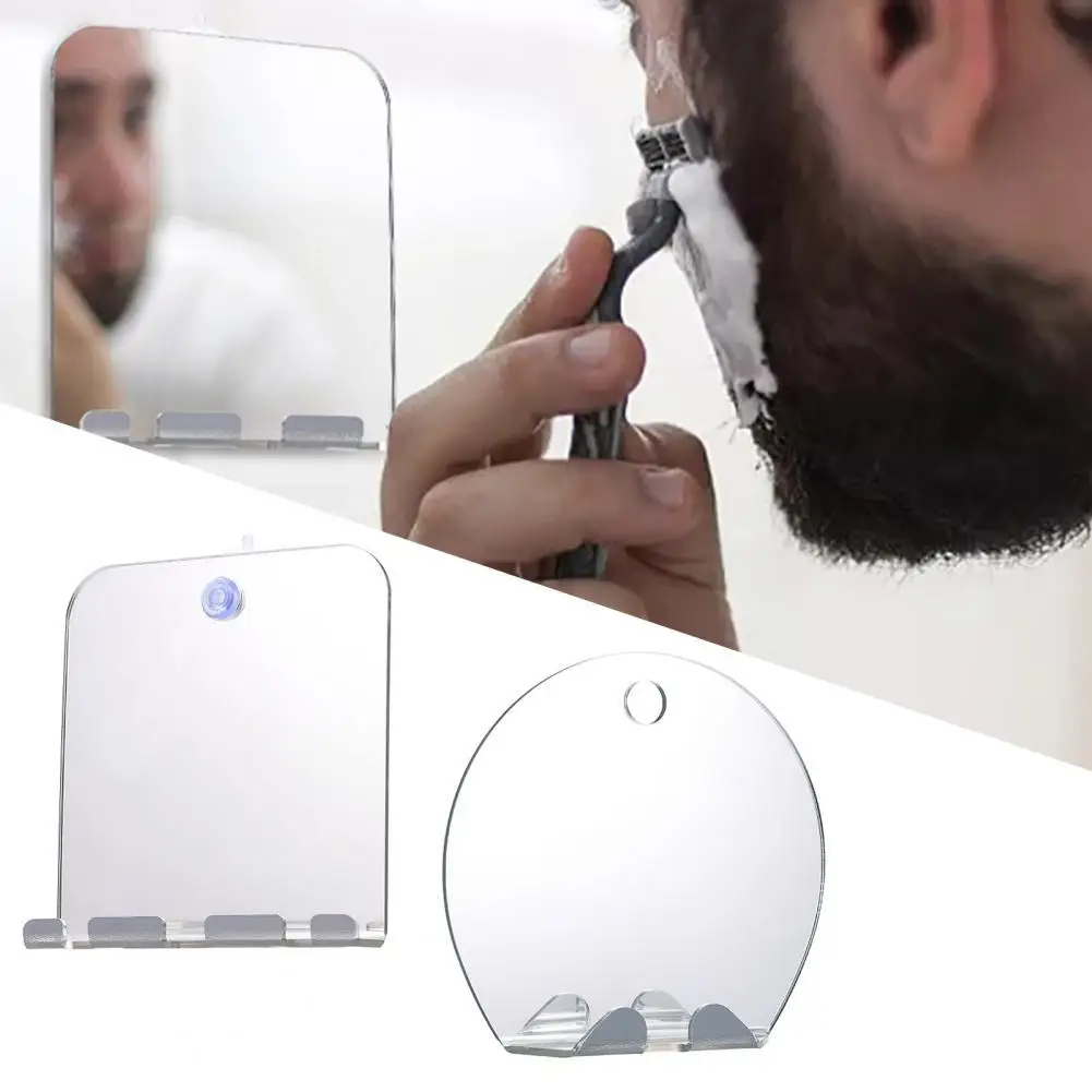 

Зеркало для душа настенное акриловое, с присоской, 1 комплект