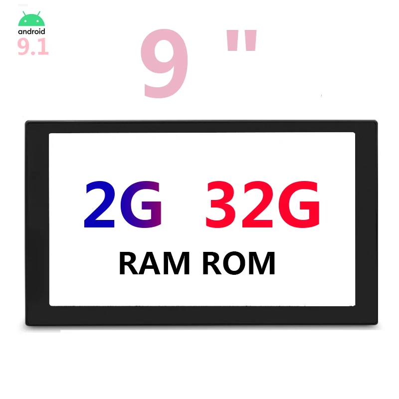 9in Ture 2 32 Ture 2G 9/10. 1 дюймов 2 Din Android 9,1 Автомобильный мультимедийный авто радио 2Din Авторадио Gps центральный Fm USB Doble автомобильный стерео 47 - Цвет: 9in Ture 2 32