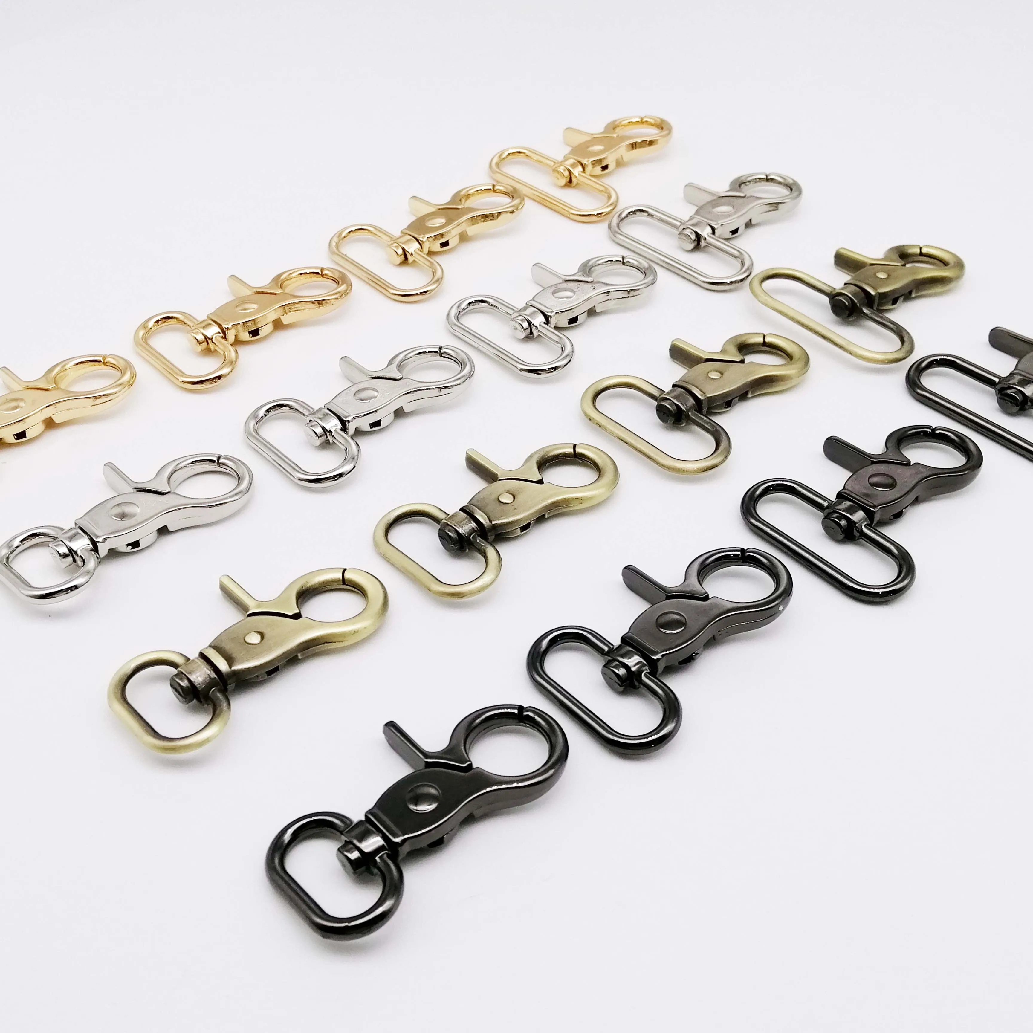 Металлическая Поворотная кожаная сумочка с карабином сумка кошелек ремешок на