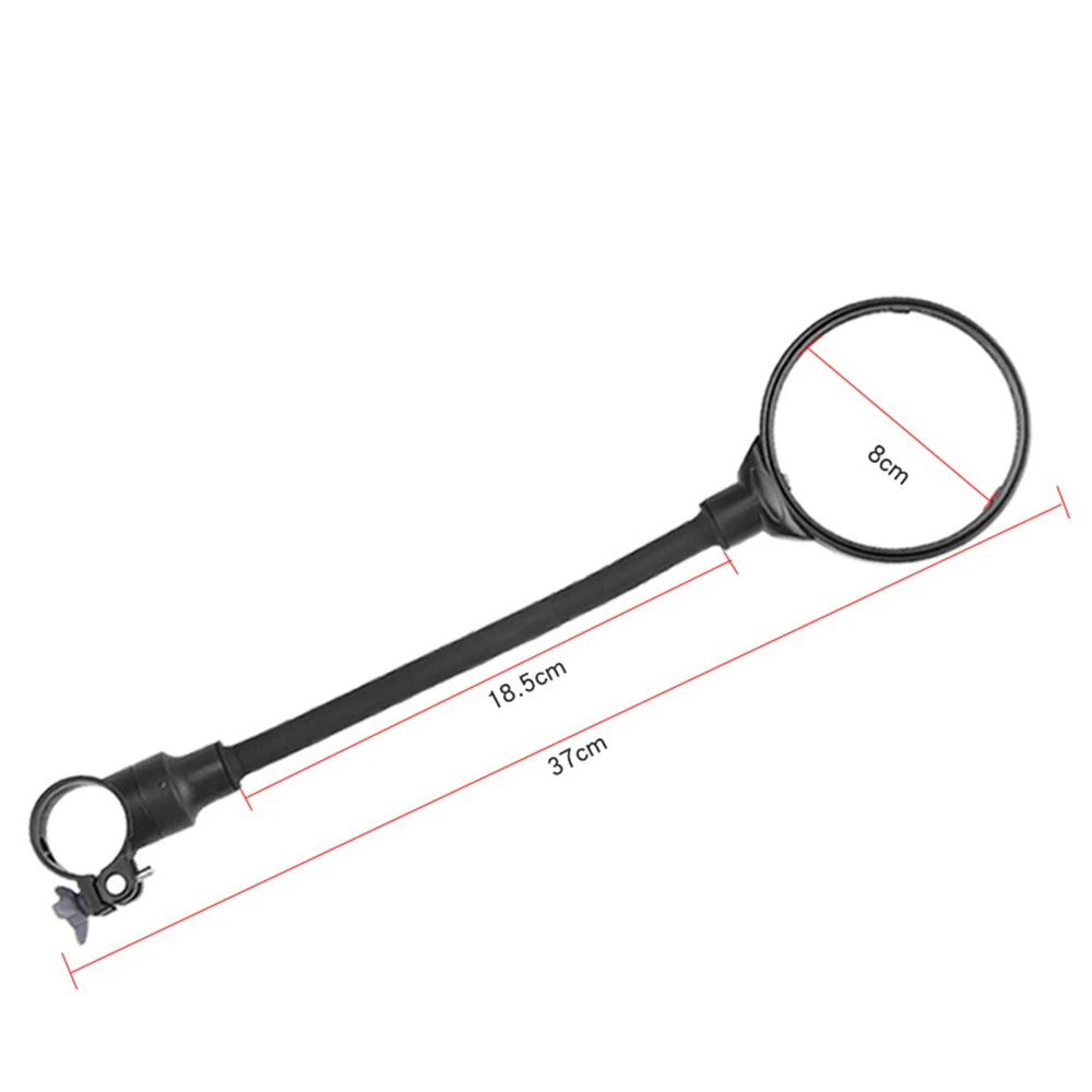 

Bike Mirror Bicycle Rearview Mirror Electric Vehicle Hose Adjustment Large Screen Rearview Mirror Convex Mirror