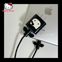 hello kitty for iphone 12 13 data cable protective cover 20w suitable charger for iphone11 promax fast charging head mini cover
