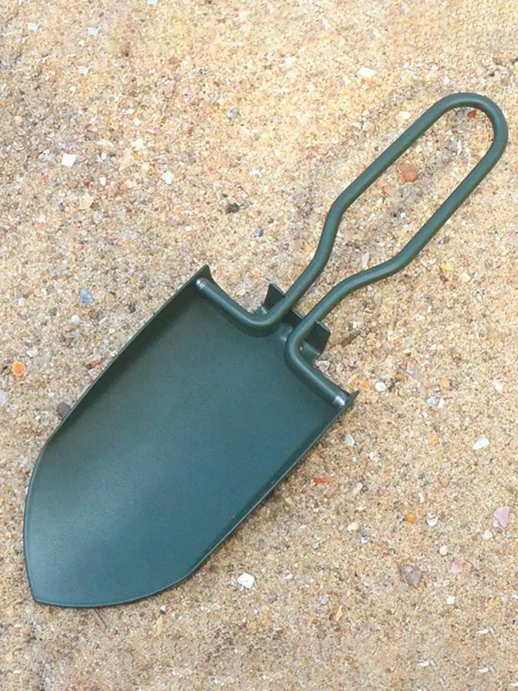 Мини Нержавеющая сталь Складная Лопата для кемпинга садовых инструментов ткань
