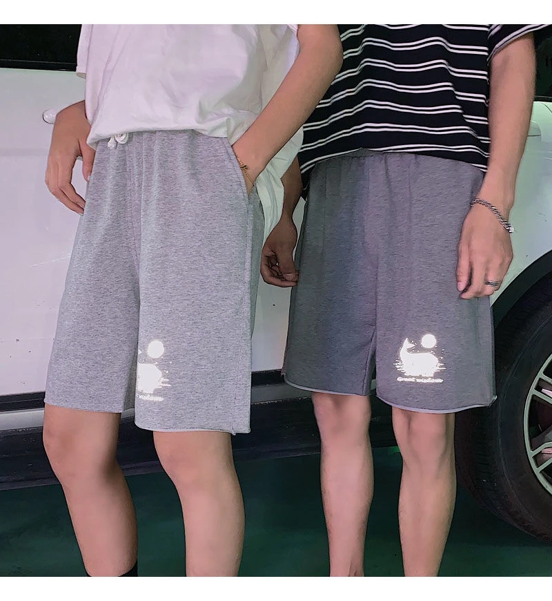 Спортивные шорты для мужчин Новинка лета 2020 светоотражающие хлопковые трендовые