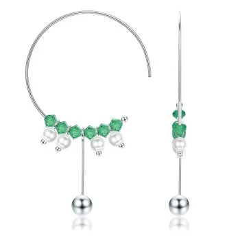 Fashion Colorful Earrings Sve419 from Swarovski Elements S925 | Украшения и аксессуары