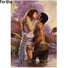 Алмазная живопись 5D сделай сам, картина с квадратнымикруглыми стразами, Сексуальная Вышивка стразы, вышивка крестиком, домашний декор, подарки