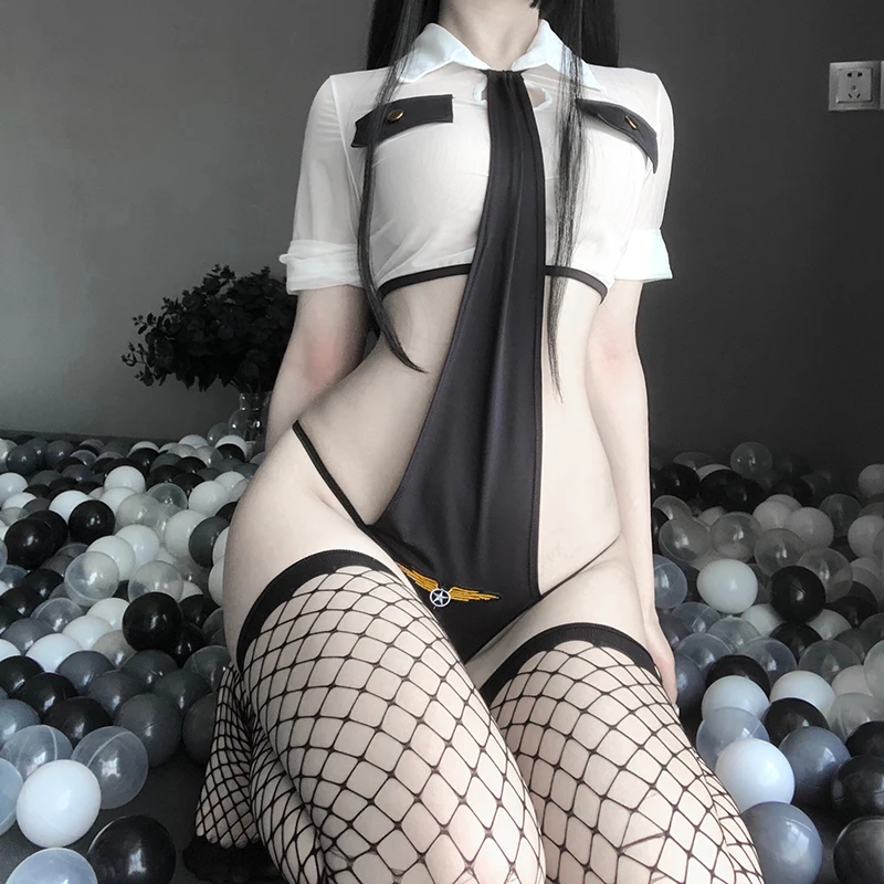 Милое нижнее белье полицейского маскарадные костюмы Kawaii женское Сексуальное