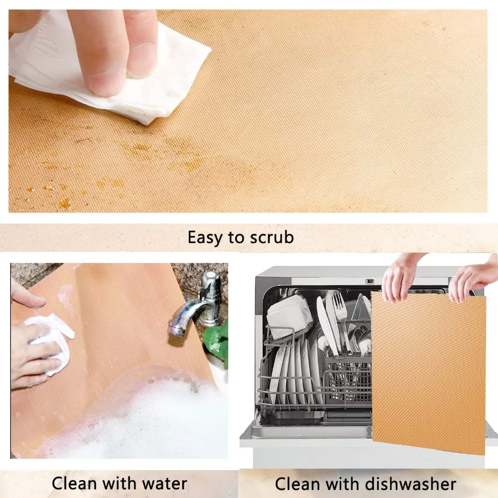 

3PCS/set 40*60cm or 30*40cm Reusable Resistant baking Mat Sheet Oil-proof Paper Baking Oven Tool Non-stick ship by roll