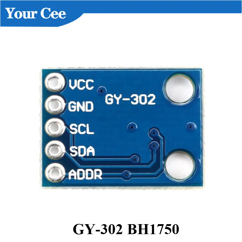 5 шт. GY 302 BH1750 BH1750FVI модуль интенсивности света освещения DC 3V 5V GY302 Сенсор цифровой