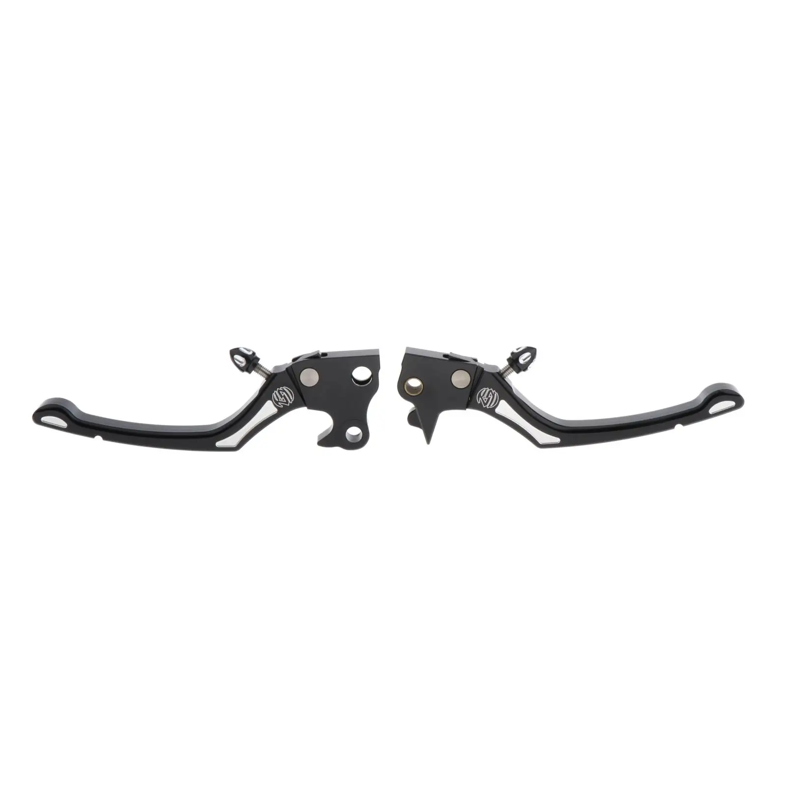 

1 Pair Dirt Bike Regulator Clutch Brake Lever for 04-13 XL Sportster Black