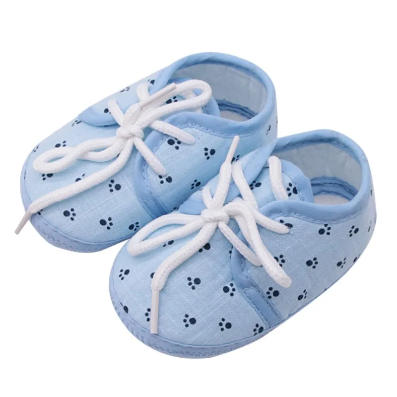 Newborn baby girl shoes cute wave printing stitching casual style Princess kids slip 0-18 months toddler |