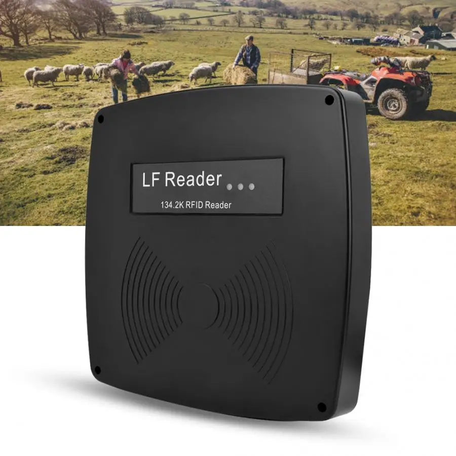 Считыватель чипов для животных RFID считыватель тегов RS232 134 2 khz стационарный